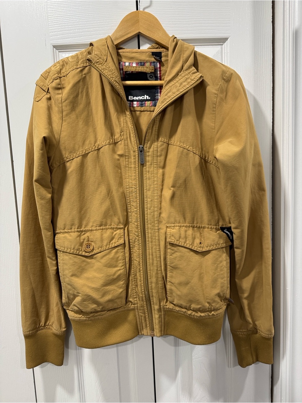 Bench bomber style utility jacket